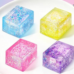RECTANGLE BLOCK GLITTER SQUISHY