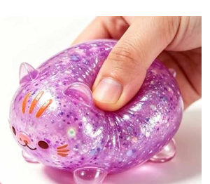 SMALL GLITTER SUGAR CAT SQUISHY