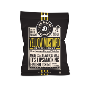Seasoned Pretzels - 3oz - Yellow Mustard - EXP DATE 11/16/26