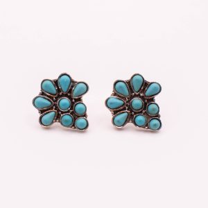 Brighter Days Turquoise-Style Studs