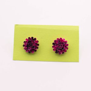 Wildflower Hope Studs – Berry