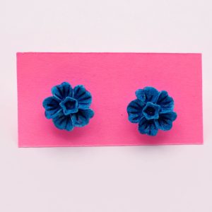 Blue Skies Floral Studs