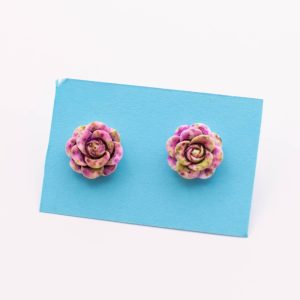 Growing in Grace Floral Stud Earrings