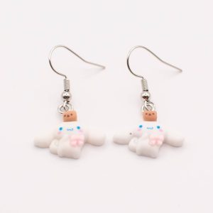 Little Daydream White Character Drop Earrings