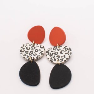 Boldly You Leopard Statement Earrings