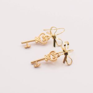 Key to Possibility Gold-Tone Earrings