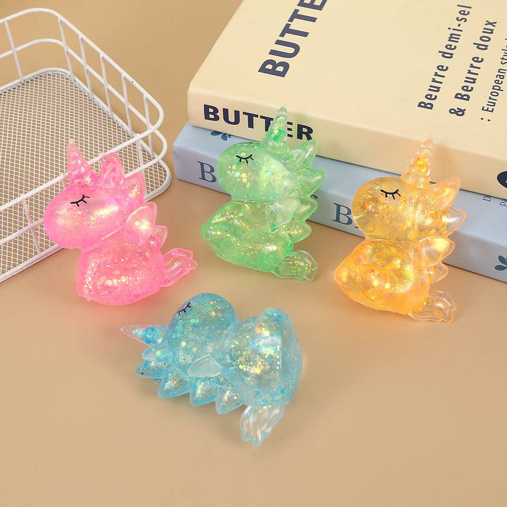 Unicorn Squishy Stress Relief Fidget Squeeze Toy-PINK