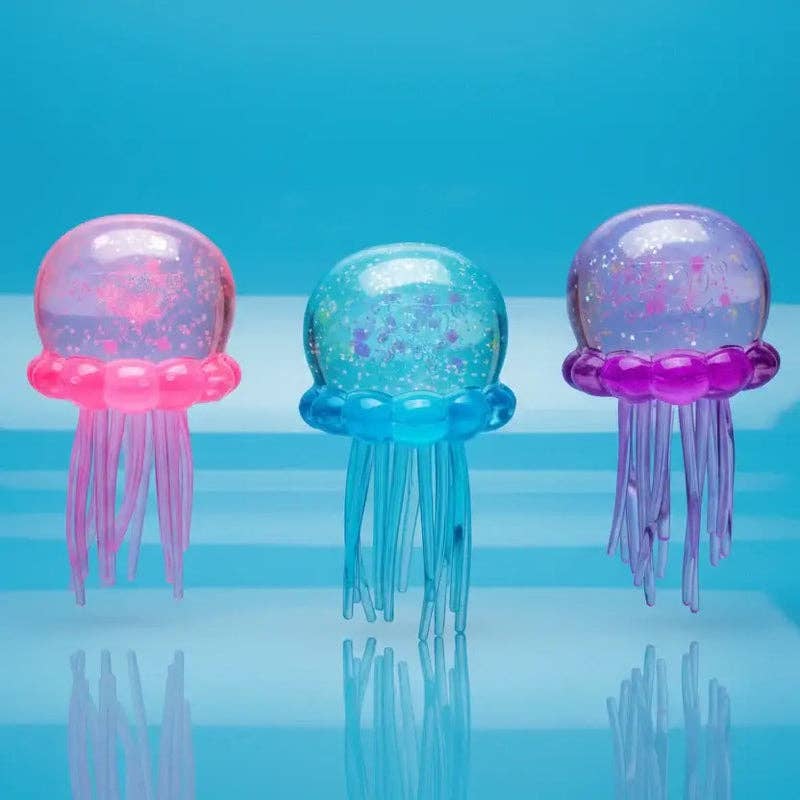 Colorful Jellyfish Squishy Stress Relief Sensory Fidget Toy Gift– Pink